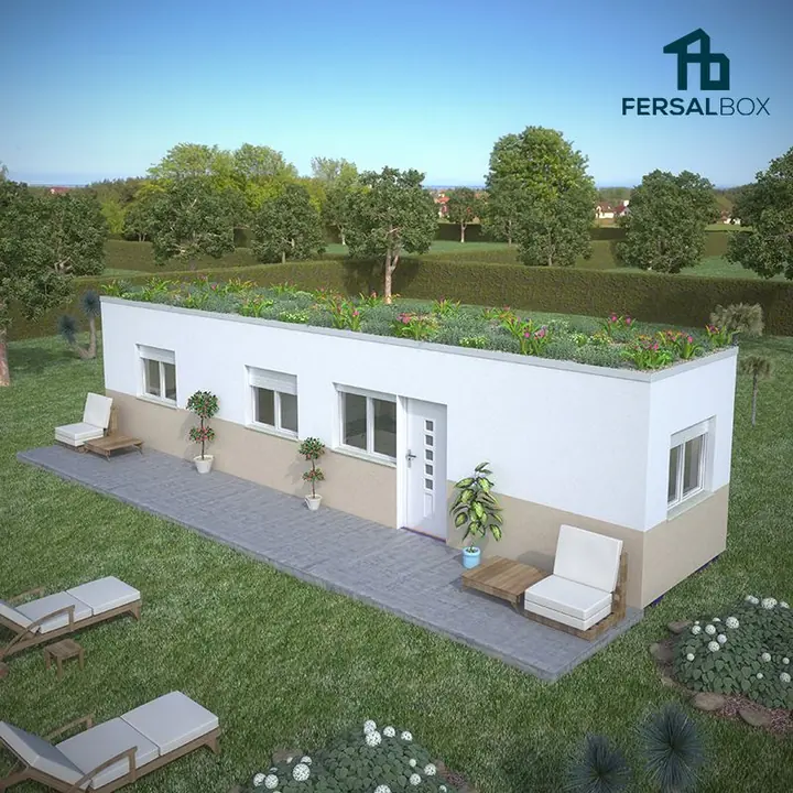 Casa Barcelona, casa modular de contenedor: exterior