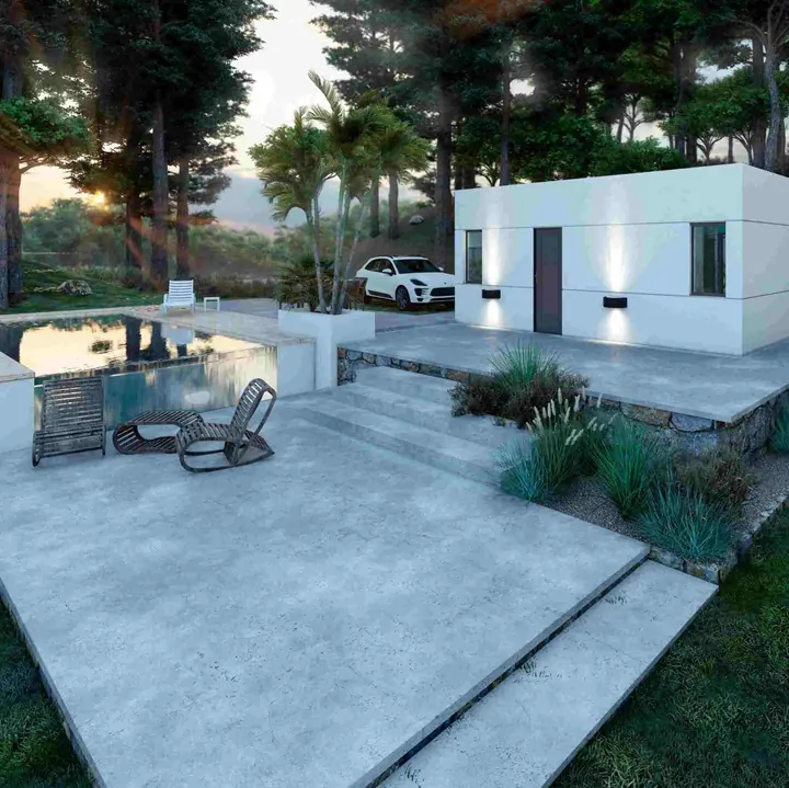 Casa Berlín, casa modular de contenedor: exterior