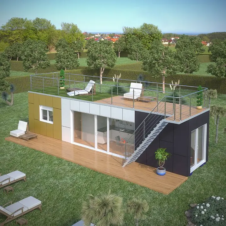 Casa Buenos Aires, casa modular de contenedor: exterior