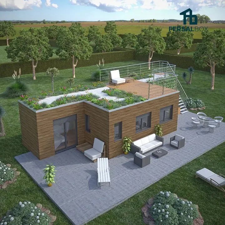 Casa París, casa modular de contenedor: exterior