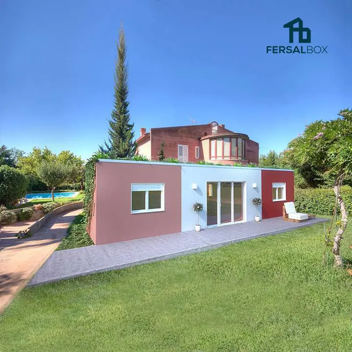 Ampliación Roma, casa modular de contenedor: exterior